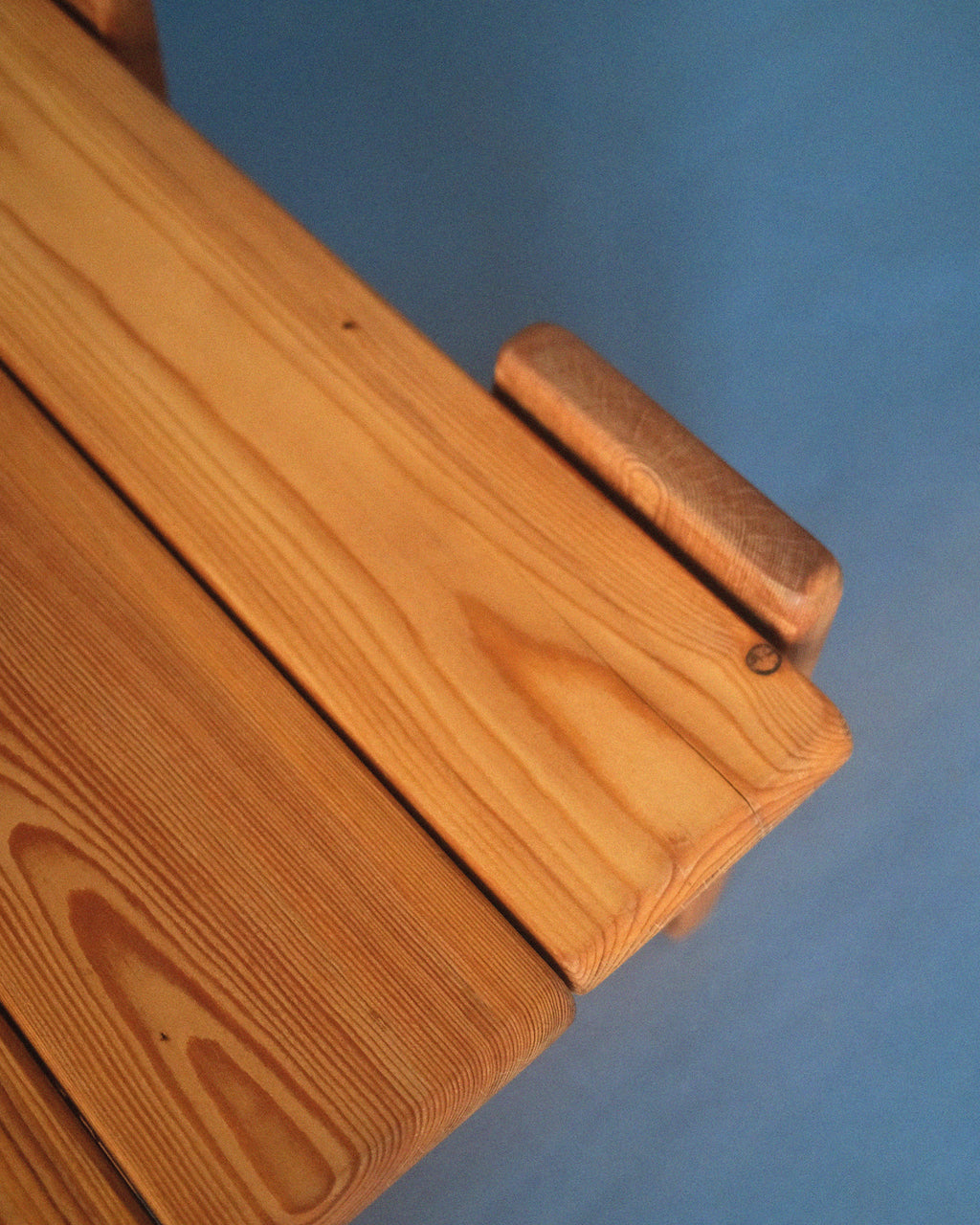 Brutalist solid pine coffee table [small]