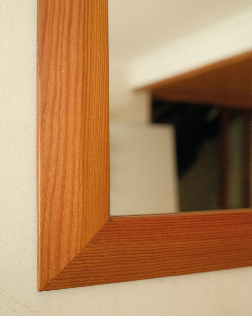 Rectangular pine mirror [small]
