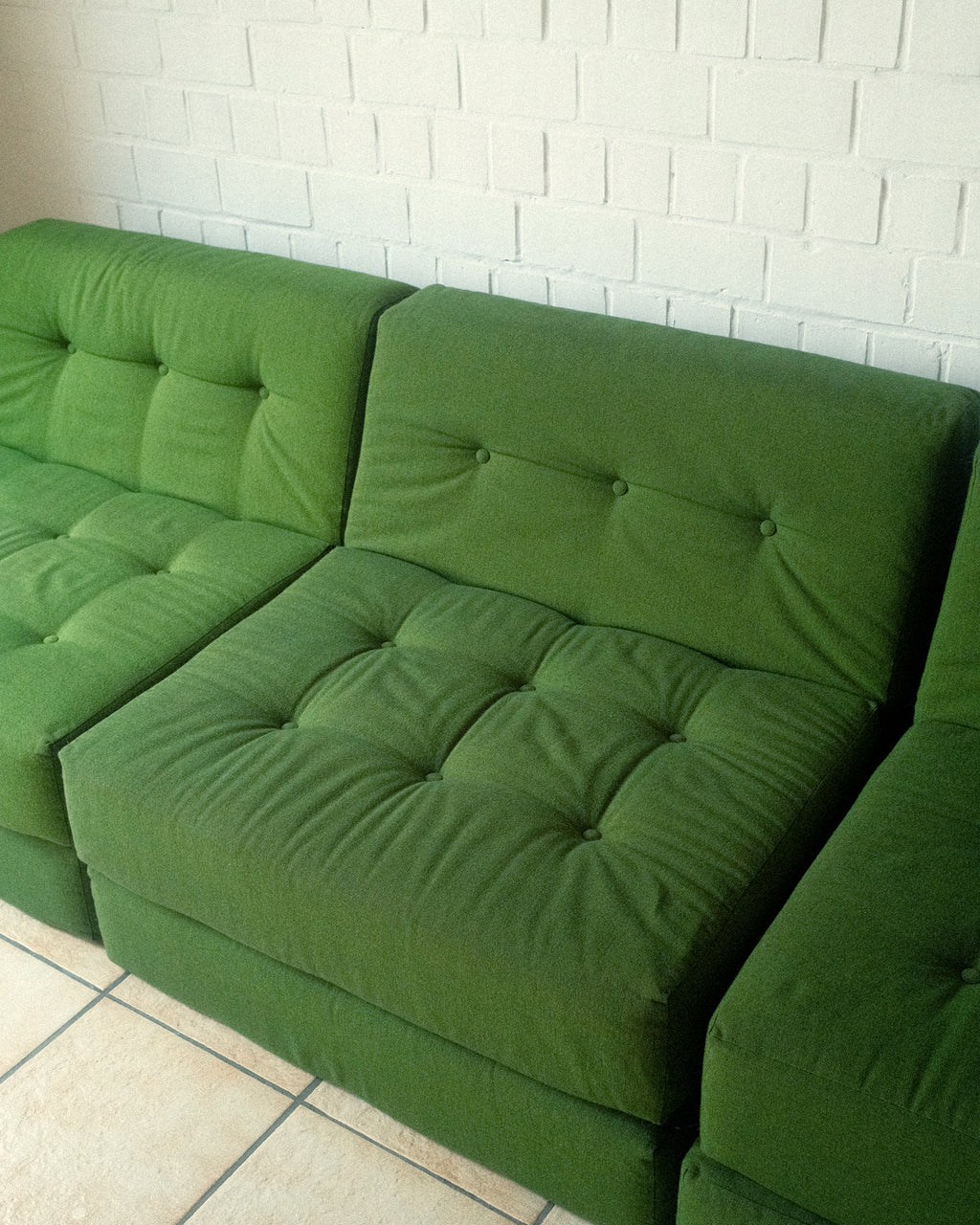 Modular sofa, in style of mah jong sofa