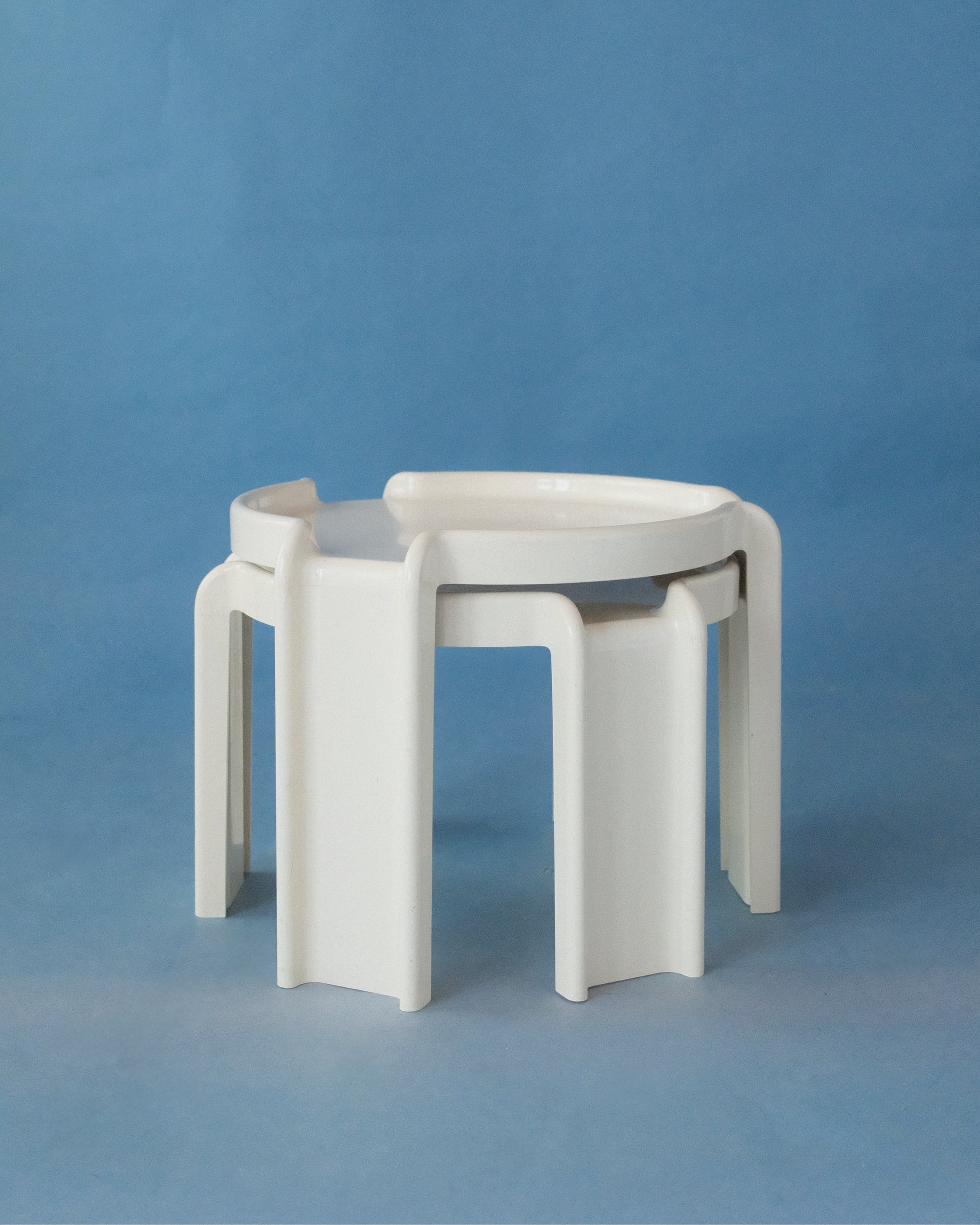 Nesting tables, Giotto Stoppino, Kartell
