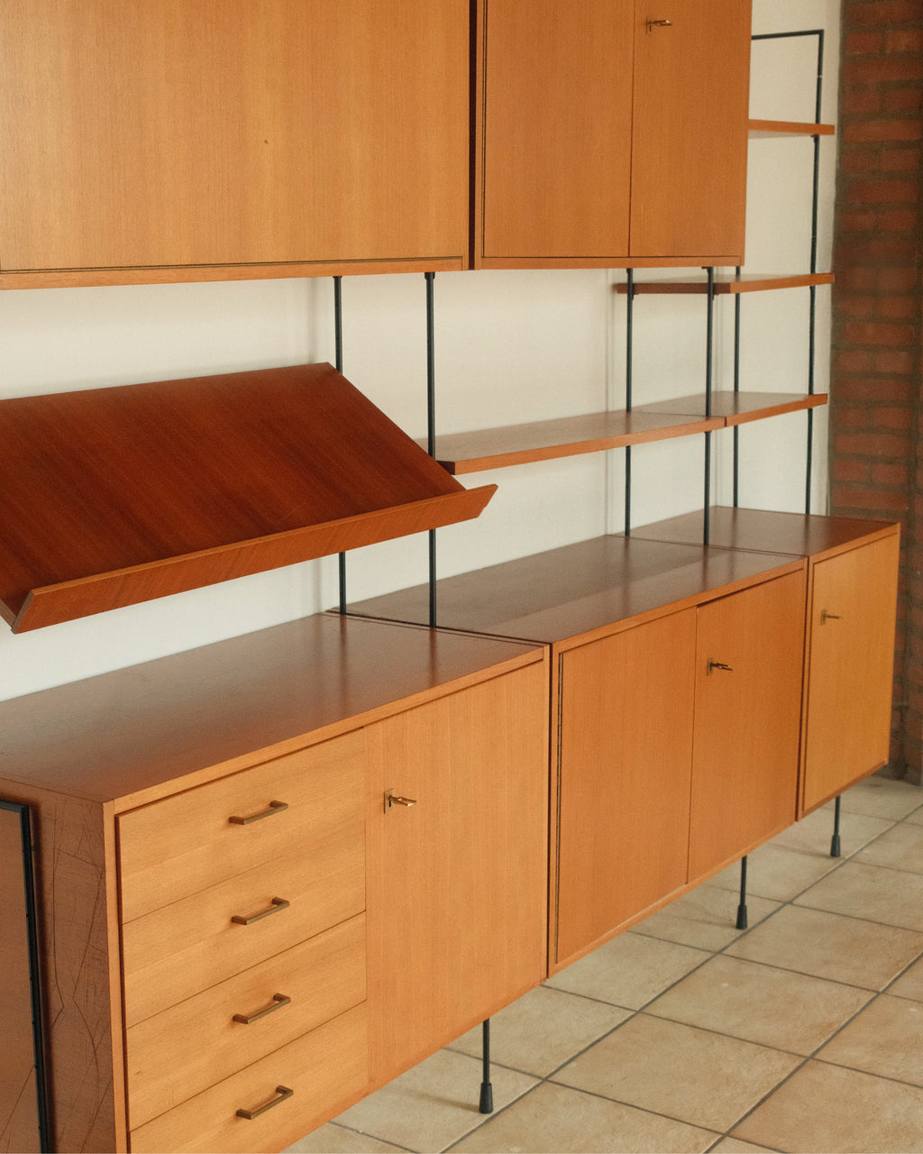 Wall unit, Ernst-Dieter Hilker, Omnia Möbelwerke