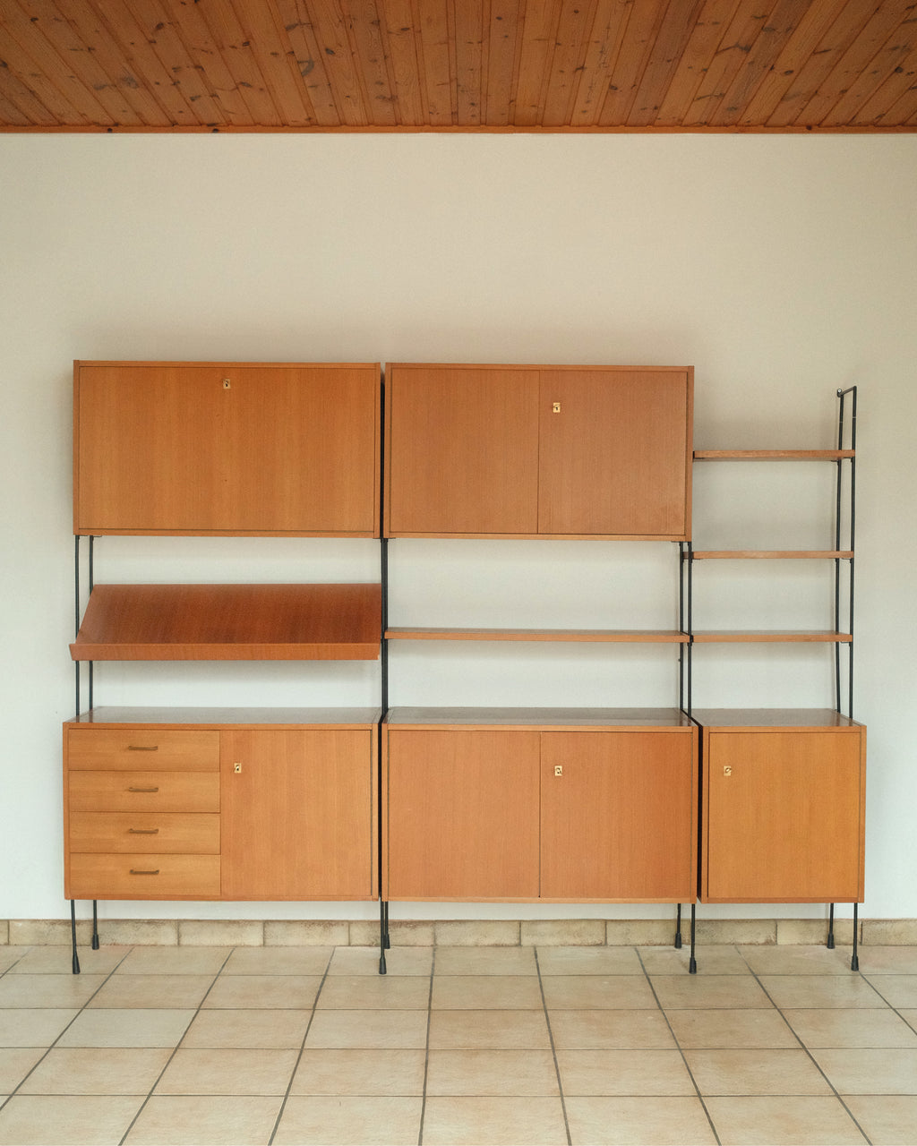 Wall unit, Ernst-Dieter Hilker, Omnia Möbelwerke